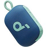 soundcore Select 4 Go Bluetooth Shower Speaker by Anker, IP67 Waterproof/Dustproof, Portable Wireless Speaker, 20H Playtime, Floatable, Powerful Sound, Electronics for Outdoors/Home/Office/Travel-Blue