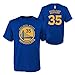 Outerstuff Golden State Warriors NBA Kevin Durant Youth Flat Basic Name & Number Tee (Royal) XL
