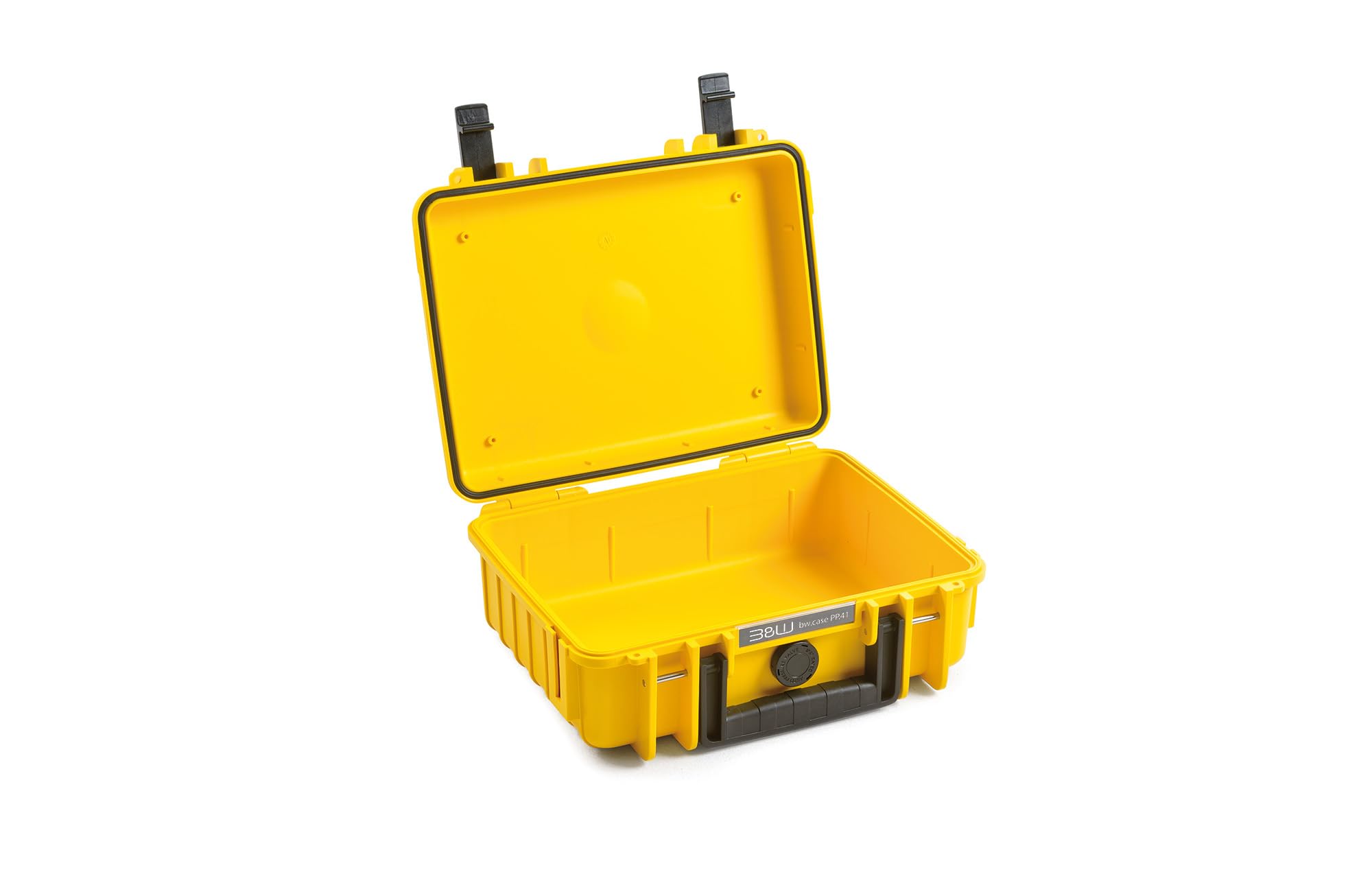 B&W Outdoor Transport Case - Type 1000 (Empty) - Yellow - Waterproof according to IP67 Certification, Dustproof, Virtually Indestructible