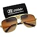 JHfair Brand Designer Metal Frame Retro Aviator Fashion Sunglasses For Men