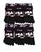 Fila Children Boys - Girls Skele Toes, Toe Socks 6 Pairs! Sock Size 6-8 Shoe Size 10 1/2 - 4 (Five Toes) *Color of the Fila Word May Vary*