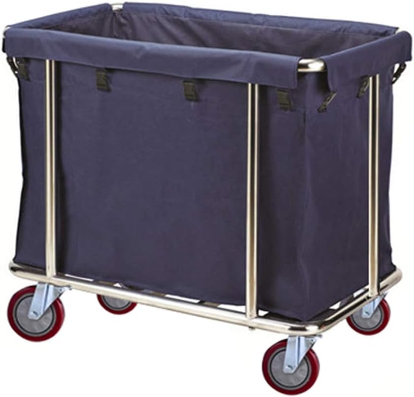 HYDT Carrito de lavandería Contenedor de Ropa con Ruedas para