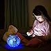 Solar Mosaic Table Lamps Color Changing Yurnero Solar Powered Table Light Crystal Glass Ball Light Indoor/Outdoor Decorations for Christmas Party Holiday Patio Yard(Firework)