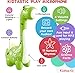 Kidtastic Play Microphone for Kids - Audio, Songs, Facts & Voice Recording - Muscial Instrument for Toddlers & Mp3 Player - Green Wireless Dinosaur Learning Toy for Toddlers 18 Months and up
