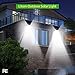 LITOM Enhanced Version Solar Lights Outdoor, 24 LED Super Bright Plating Solar Lights with Motion Sensor, Solar Powered Security Wall Lights for Front Door, Yard, Garage, Deck, Porch(4 Pack)