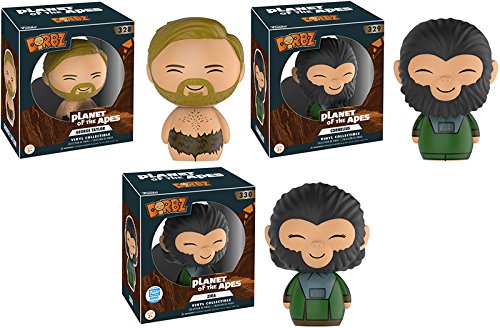Planet of the apes - set of 3 dorbz vinyl figures