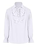 Bbalizko Mens Pirate Shirt Vampire Renaissance