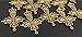 YYaaloa 10pcs 42mmx63mm Slim Sideways Cross Antique Silver Plated Crosses Charms Pendant for Crafting Bracelet Necklace Jewelry Findings Jewelry Making Accessory (42x63mm 10pcs Gold)