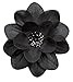 Claribel Flower Hair Clip (Black)