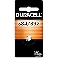 Duracell 384/392 Silver Oxide Button Battery, 1 Count Pack, 384/392 1.5 Volt Battery, Long-Lasting for Watches, Medical Devices, Calculators, and More