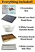 Steak Stone Cooking Set by La Mongoose. Premium Basalt Lava Rock For Hot and Cold Hibachi Grilling. Includes 3 White Ceramic Dipping Dish Bowls and 1 Plate Acacia Board Stainless Steel Tray Ideal Gift