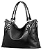 HESHE Genuine Leather Purses and Handbags for Women Tote Shoulder Bag Satchel Purse Top Handle Bags Hobo Crossbody Purse