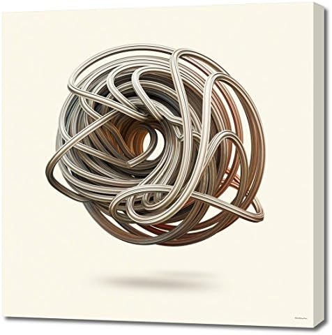 Curioos L_CA00039858_GW "Knoodle" canvas Print, Large