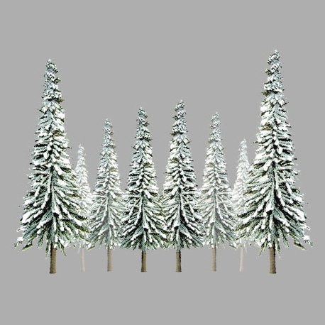 Super Scenic Tree, Snow Pine 4-6" (24)