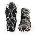 KepooMan 18 Teeth Claws Crampons Non-Slip Shoes Cover Stainless Steel Chain Outdoor Ski Ice Snow Hiking Climbing