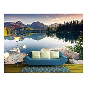 Mountain Lake in National Park High Tatra Strbske...