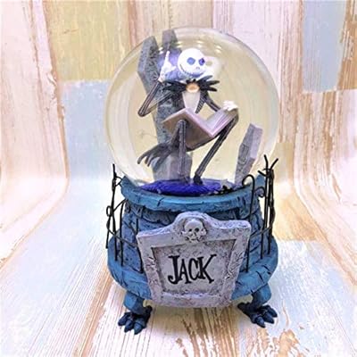 Amazon Co Jp レアナイトメアビフォアクリスマスジャック Jack スノーグローブ スノードーム オルゴールディズニー ハロウィンb品 ホビー