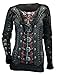 GOTHIQUE QUEEN - Womens - Longsleeve All Over Print Top (Large)