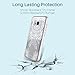 MASCHERI For Galaxy S8 Plus Case,[Zen Series] Scratch Resistant [White Henna Mandala Floral Lace Design] TPU Bumper Clear Back Panel Hybrid Protective Case Cover for Samsung Galaxy S8 Plus - Clear