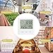 BEYELIAN Beauty Salon Use Digital Thermo Hygrometer Indoor Humidity Temperature Monitor ℃/℉ Switch for Home, Office, Greenhouse, Warehouse