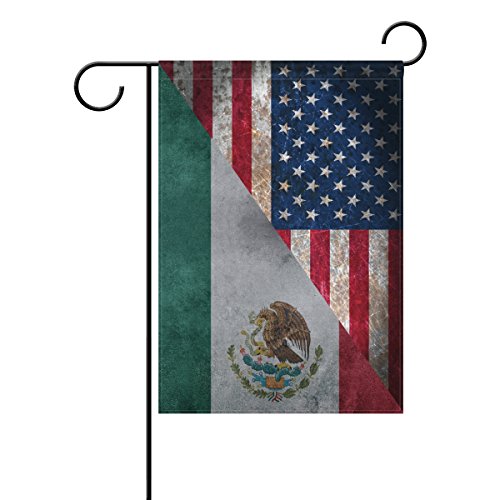 Alaza Double Sided Usa Mexico Friendship Combination A Memorial