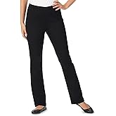 Woman Within Plus Size Fineline Stretch Denim Pull-On Bootcut Jeans