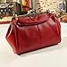 MICOM New Small Retro Vintage Kiss Lock Imitation Leather Purse Handbag Totes Bag for Women,girls
