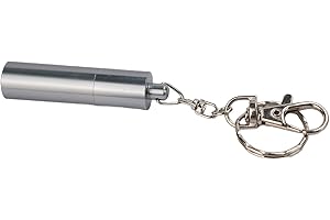 Aluminum Pool Cue Tip Tapper Tool for Snooker and Billiards – Cue Tip Roughener to Improve Chalk Adhesion, Portable Keychain 