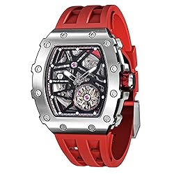 TSAR BOMBA Men's Automatic Watch Mechanical Tonneau