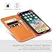 iPhone X Case, iPhone 10 Wallet Case, SHIELDON Genuine Leather Magnetic Flip Folio Cover with Credit Card Holder, Kickstand, Money Pouch and TPU Interior Case for iPhone X / 10 (5.8