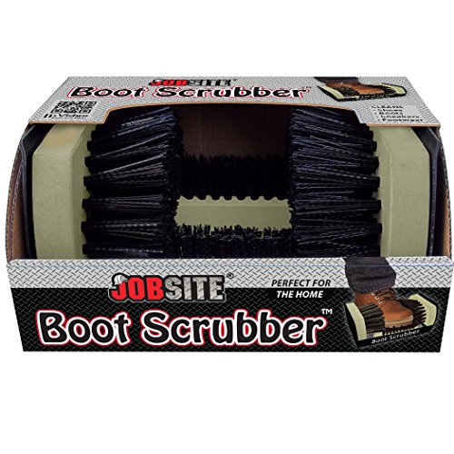 JobSite Boot Scrubber Mountable Brush, Scraper & Cleaner All