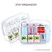 TSA Approved Clear Travel Toiletry Bag, Premium EVA Waterproof Travel Bag with Heavy Duty Zipper, Airline 3-1-1 Carry On Compliant Bag for Men Women- Great for Liquids/Bottles
