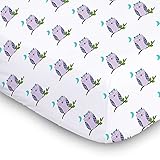 1 Fitted Muslin Cotton Baby Crib Sheets For Better Sleep. Premium, Soft, & Breathable Cotton Sheets For Babies. Unisex Cute Prints For Infants, Toddlers.
