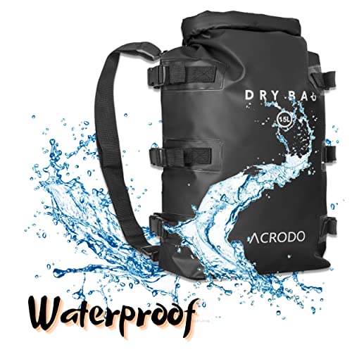 Acrodo Floating Waterproof Dry Bag Backpack Outdoor Rucksack for