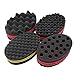 4 Pcs Varied Small Hair Twist Sponge Brush For Dreads Locking Twist Afro Curl Coil Wave Hair Care Tool (Blend)