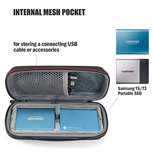 ProCase Hard Travel Carrying Case for Samsung T5 / T3 Portable 250GB