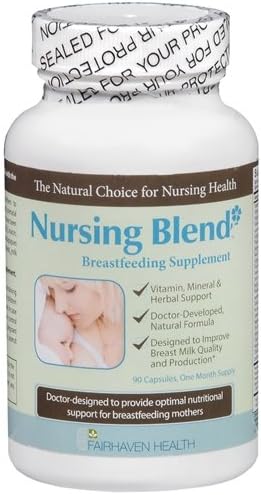 Fairhaven Health Nursing Blend Breastfeeding Supplement, Capsules 90 ea (Pack of 2)