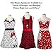 Disney Cotton Kitchen Cooking Apron – Printed Minnie- Black & White - Chef Apron Comfortable and Functional During Any Cooking Experience - 100% Cotton