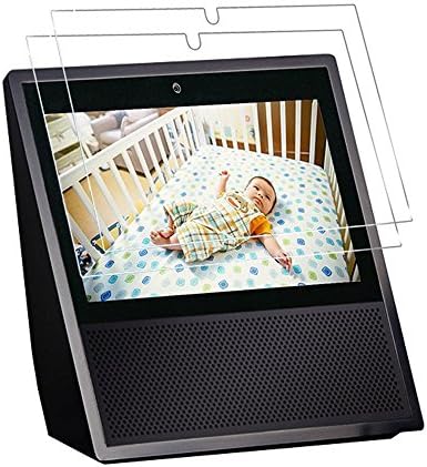 Echo Show Screen Protector LATME [2 Pack] Premium Tempered Glass Screen Protector Anti-Glare Film for Echo Show (Clear)