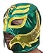 Del Mex Lycra Lucha Libre Adult Luchador Mexican Wrestling Mask Costume (Rey Mysterio (Green))