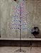 Bolylight LED Lighted Frosted Ball Tree 6ft 184L Bulb and Christmas Decorations for Home/Bedroom/Party, Outdoor and Indoor Use Multi-Color