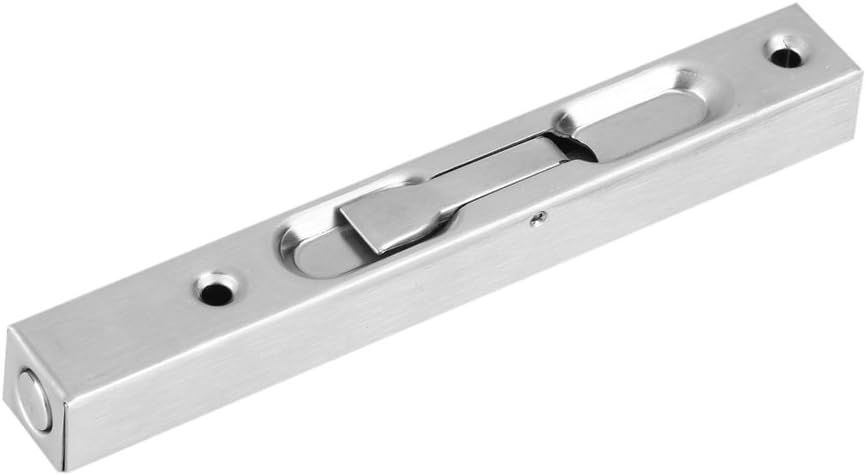 Zerodis Door Latch Bolt 304 Stainless Steel Door Flush Lock Security Lever Action Gate Latch Bolt with Strike and Screws (6inch) - Image 3