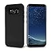Galaxy S8 Case, Anuck Slide Cover Galaxy S8 Wallet Case [Card Pocket][Hard Shell] Shockproof Armor Rubber Bumper Protective Case Cover with Slidable Card Slot Holder for Samsung Galaxy S8 - Black