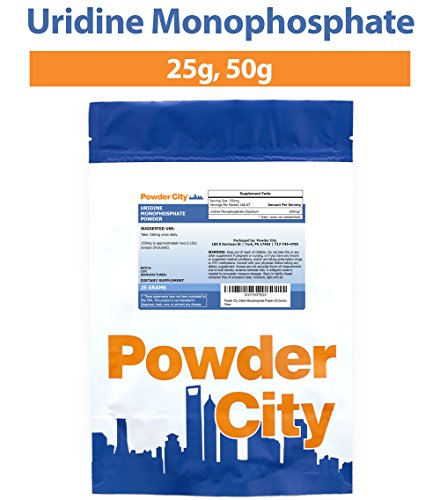 Powder City Uridine Monophosphate Powder (25 Grams)