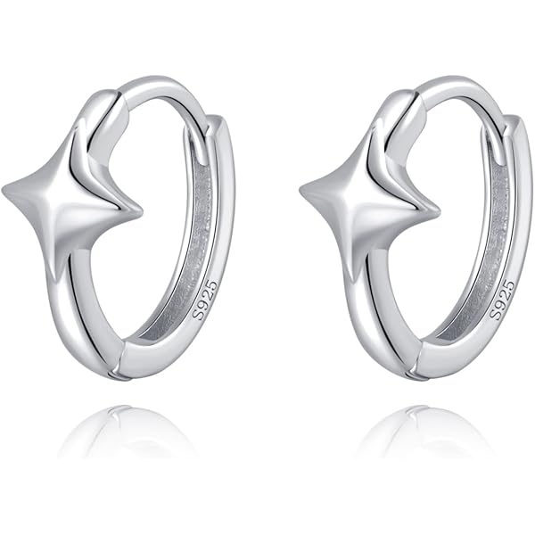 Amazon.com: Spike Punk White Gold Rhodium Solid 925 Sterling