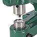 ARKSEN Hand Press Grommet Machine 3-Dies (#0 #2 #4 Dies) & 1500 Steel Grommets Eyelet, Green