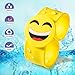 Rubber Bracelets, Emoji Party Supplies Slap Wristbands, Kids Party Favors Decorations, Cute Children Goody Bag Fillers Toy Gifts, 16 Pack In 3 Styles