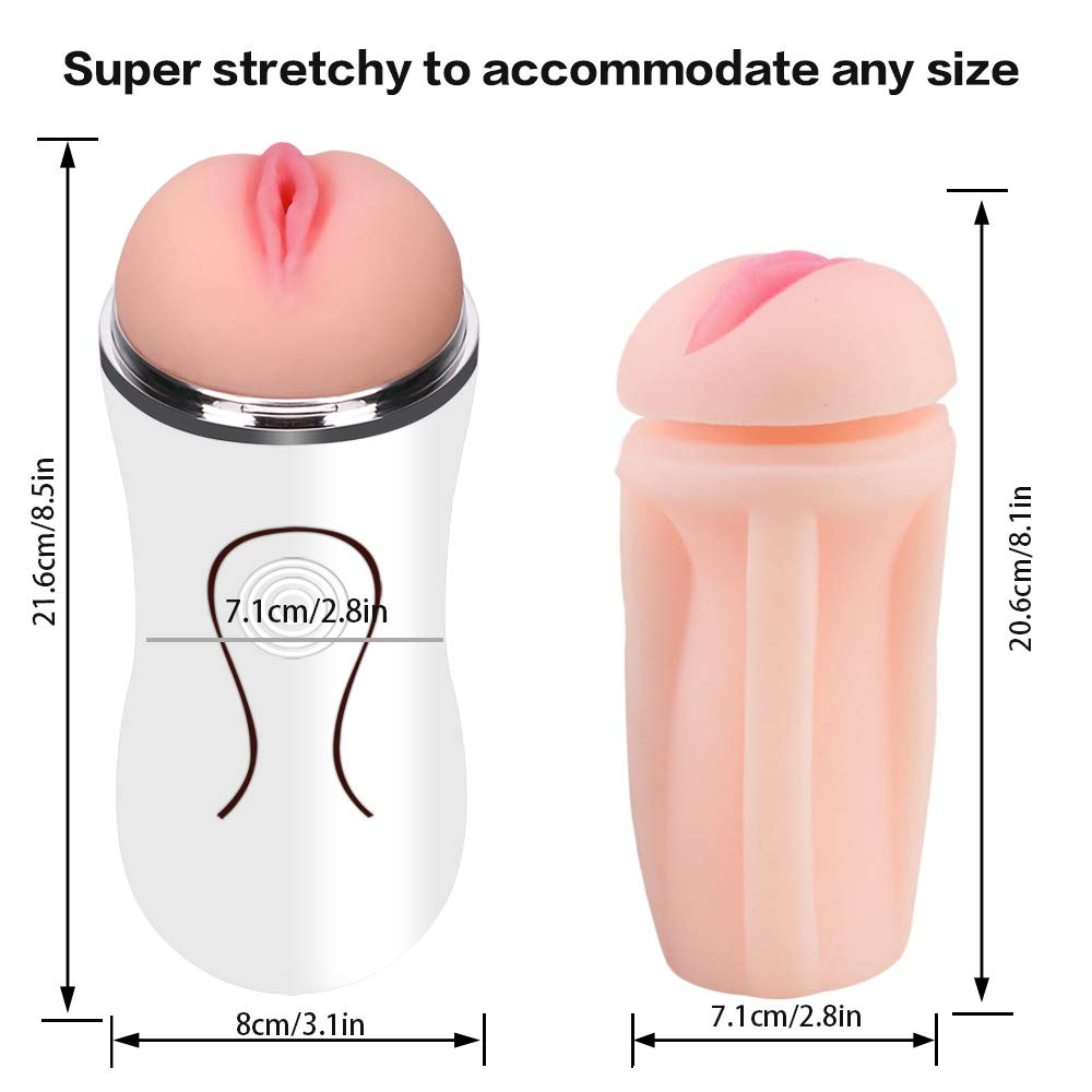 Male Mastubator Cup Realistic Pocket Pussy Stroker Sex You,Masterbation Cup Simulated Artificial Vagina for Male Enhancement and Pleasure