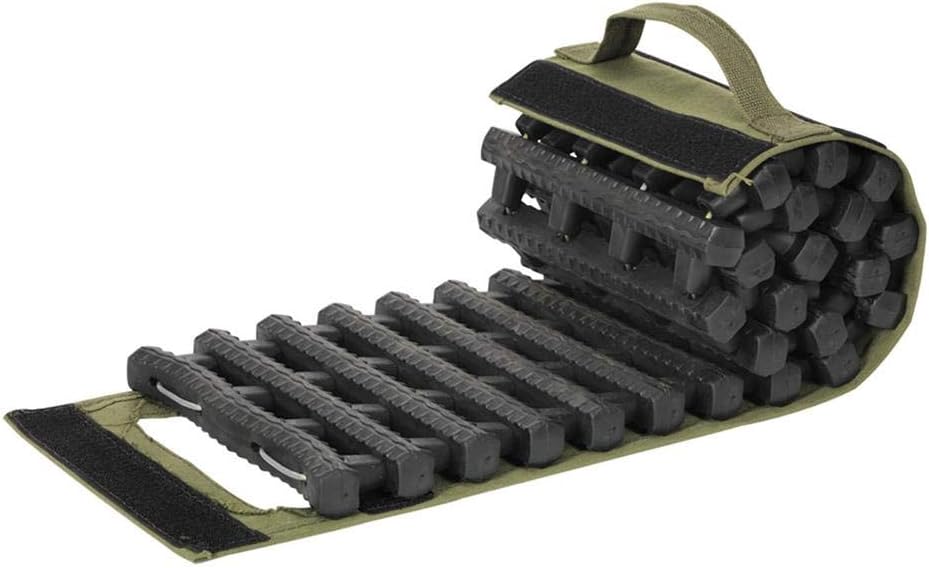 Recovery Traction Mat Portable Emergency Track Tire Ladder Emergency Tyre Traction Aid Mat for Ice Snow Sand Off-road