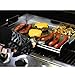 Charcoal Companion Stainless Steel Pro Grill Griddle - Heavy-Duty Professional Grade Griddle with Rear Edge Stop, Grease Reservoir, and Welded Handles, Ideal for Outdoor Cooking